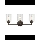 Luminaire de vanité Kichler Winslow 45886OZ 3-lumières 75W vieux bronze