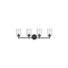 Luminaire de vanité Kichler Winslow 45887BK 4-lumières 75W noir