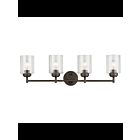 Luminaire de vanité Kichler Winslow 45887OZ 4-lumières 75W vieux bronze