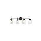 Luminaire de vanité Kichler Winslow 45887OZ 4-lumières 75W vieux bronze