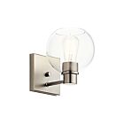 Applique murale Kichler Harmony 45892NI 1-lumière 75W nickel brossé