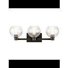 Luminaire de vanité Kichler Harmony 45894OZ 3-lumières 75W vieux bronze