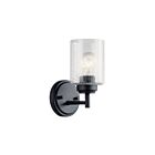 Applique murale Kichler Winslow 45910BK 1-lumière 75W noir