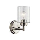 Applique murale Kichler Winslow 45910NI 1-lumière 75W nickel brossé