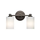 Luminaire de vanité Kichler Joelson 45922OZ 2-lumières 100W vieux bronze