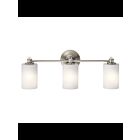Luminaire de vanité Kichler Joelson 45923NI 3-lumières 100W nickel brossé