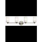 Luminaire de vanité Kichler Joelson 45924NI 4-lumières 100W nickel brossé
