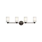 Luminaire de vanité Kichler Joelson 45924OZ 4-lumières 100W vieux bronze