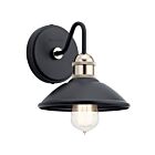 Applique murale Kichler Clyde 45943BK 1-lumière 75W noir