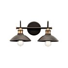 Luminaire de vanité Kichler Clyde 45944OZ 2-lumières 75W vieux bronze