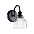 Applique murale Kichler 45971BK 1-lumière 75W Noir