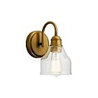 Applique murale Kichler Avery 45971NBR 1-lumière 75W laiton naturel