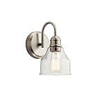 Applique murale Kichler Avery 45971NI 1-lumière 75W nickel brossé