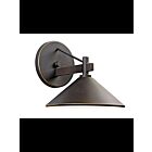 Lanterne murale extérieur Kichler Ripley 49059OZ 1-lumière 40W vieux bronze