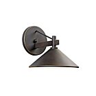 Lanterne murale extérieur Kichler Ripley 49059OZ 1-lumière 40W vieux bronze