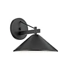Kichler 49061BK 1-Lumière 40W Noir Lanterne murale d'extérieur
