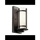 Lanterne murale extérieur Kichler Camden 49119AVI 1-lumière 100W fer d'enclume