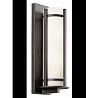 Lanterne murale extérieur Kichler Camden 49120AVI 2-lumières 100W fer d'enclume