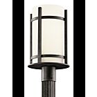 Lampe sur poteau extérieur Kichler Camden 49123AVI 1-lumière 150W fer d'enclume