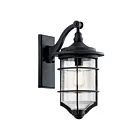 Lanterne murale extérieur Kichler Royal Marine 49127DBK 1-lumière 100W noir vieilli