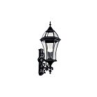 Lanterne murale extérieur Kichler Townhouse 49185BK 3-lumières 60W noir