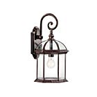 Lanterne murale extérieur Kichler Barrie 49186TZ 1-lumière 100W bronze tannery