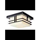 Plafonnier extérieur Kichler Tremillo 49206BK 2-lumières 60W noir