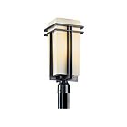 Monture pour poteau extérieur Kichler Tremillo 49207BK 1-lumière 150W noir