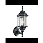 Lanterne murale extérieur Kichler Chesapeake 49255BK 1-lumière 100W noir