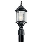 Lampe sur poteau extérieur Kichler Chesapeake 49256BK 1-lumière 100W noir