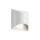 Lanterne murale extérieur à LED Kichler Wesley 49278WHLED 1-lumière 10W blanc
