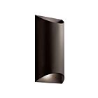 Lanterne murale extérieur à LED Kichler Wesley 49279AZTLED 2-lumières 16W bronze architectural texturé