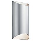 Lanterne murale extérieur à LED Kichler Wesley 49279PLLED 2-lumières 16W platine
