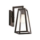 Lanterne murale extérieur Kichler Delison 49330RZ 1-lumière 75W bronze huilé