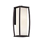 Lanterne murale extérieur Kichler Bowen 49339AZ 2-lumières 100W bronze architectural