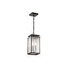 Suspendu extérieur Kichler Manningham 49387OZ 3-lumières 60W vieux bronze