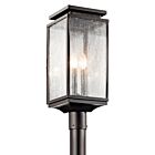Lampe sur poteau extérieur Kichler Manningham 49388OZ 3-lumières 60W vieux bronze