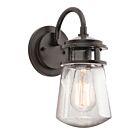 Lanterne murale extérieur Kichler Lyndon 49444AZ 1-lumière 75W bronze architectural