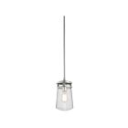 Suspendu extérieur Kichler Lyndon 49447BA 1-lumière 100W aluminium brossé