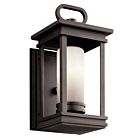 Lanterne murale extérieur Kichler South Hope 49474RZ 1-lumière 60W bronze huilé
