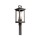 Lampe sur poteau extérieur Kichler South Hope 49478RZ 1-lumière 100W bronze huilé