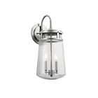 Lanterne murale extérieur Kichler Lyndon 49496BA 2-lumières 60W aluminium brossé