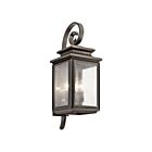 Lanterne murale extérieur Kichler Wiscombe Park 49503OZ 4-lumières 60W vieux bronze