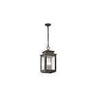 Suspendu extérieur Kichler Wiscombe Park 49505OZ 4-lumières 60W vieux bronze