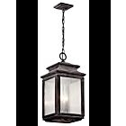 Suspendu extérieur Kichler Wiscombe Park 49505WZC 4-lumières 60W zinc patiné