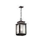 Suspendu extérieur Kichler Wiscombe Park 49505WZC 4-lumières 60W zinc patiné
