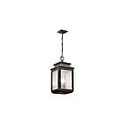 Suspendu extérieur Kichler Wiscombe Park 49505WZC 4-lumières 60W zinc patiné