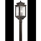 Lampe sur poteau extérieur Kichler Wiscombe Park 49506OZ 4-lumières 60W vieux bronze