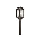 Lampe sur poteau extérieur Kichler Wiscombe Park 49506OZ 4-lumières 60W vieux bronze