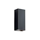 Lanterne murale extérieur à LED Kichler Walden 49551BKTLED 2-lumières 16W noir texturé